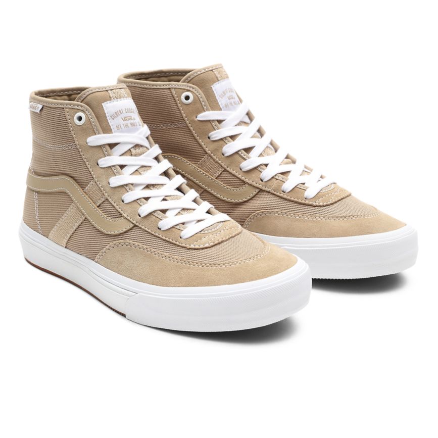 Vans Crockett High Pro Dam Vita - Vans Skateskor Sverige (WTXLJ2617)